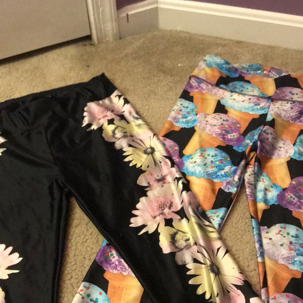Fun and bright yoga pants